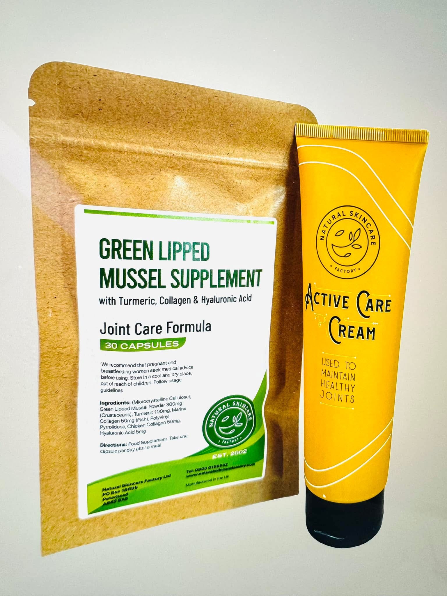 ActiveCare/Green Lipped Mussel - Daily Joint Care Bundle
