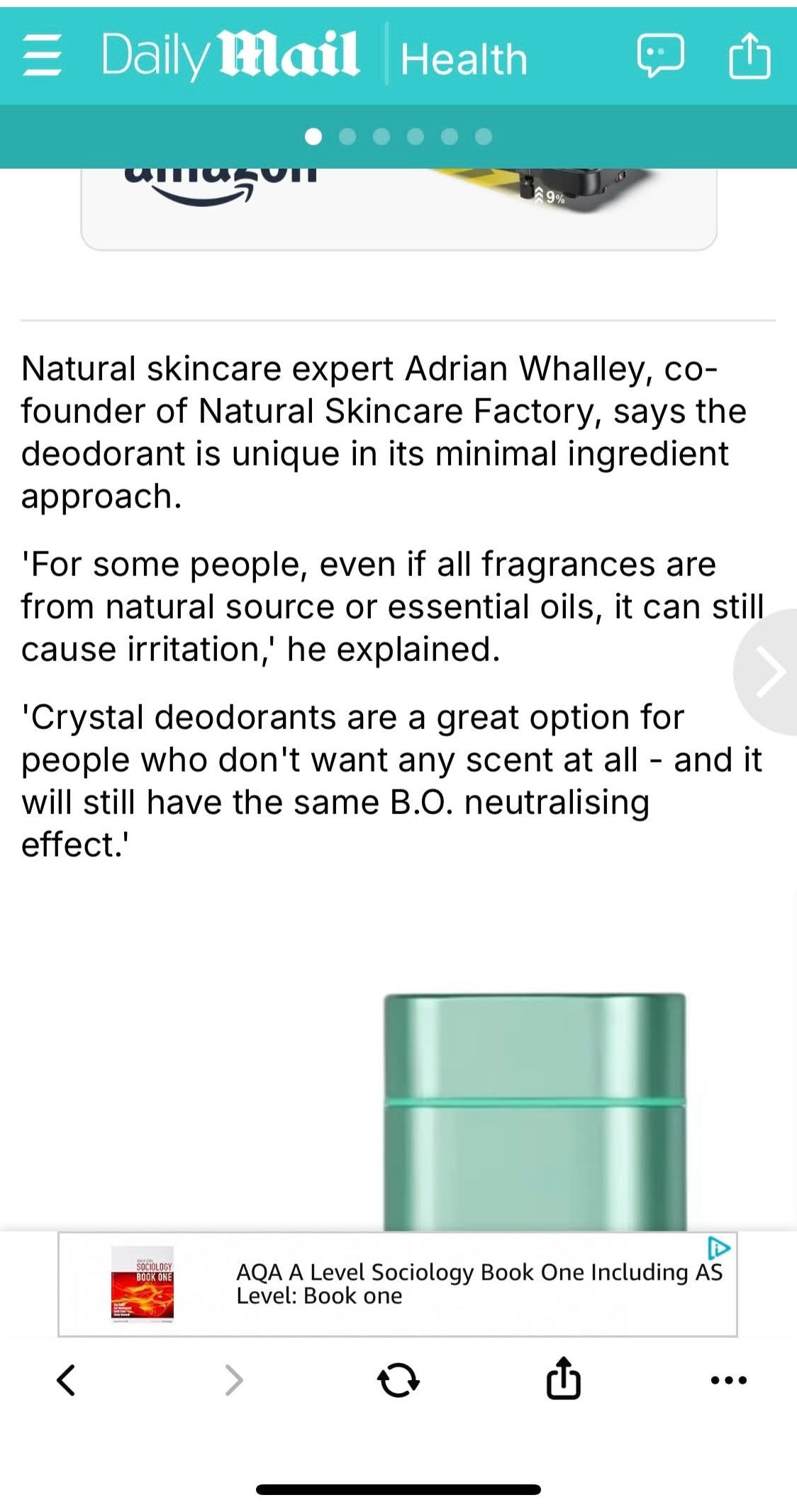 Natural Deodorants