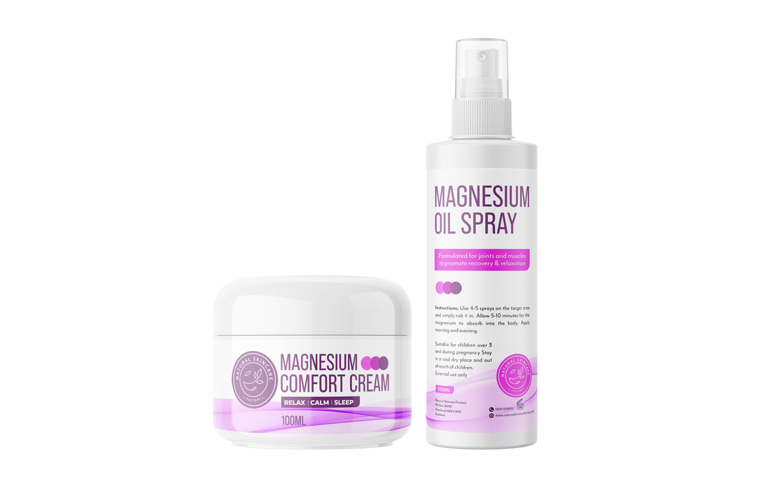 Magnesium Spray &amp; Magnesium Comfort Cream Bundle (Saving £5.80)
